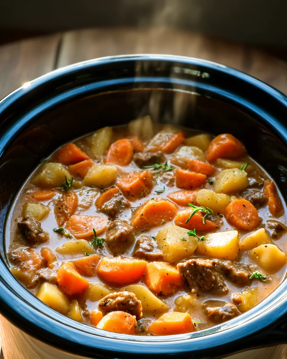 Crock Pot Beef Stew Crock