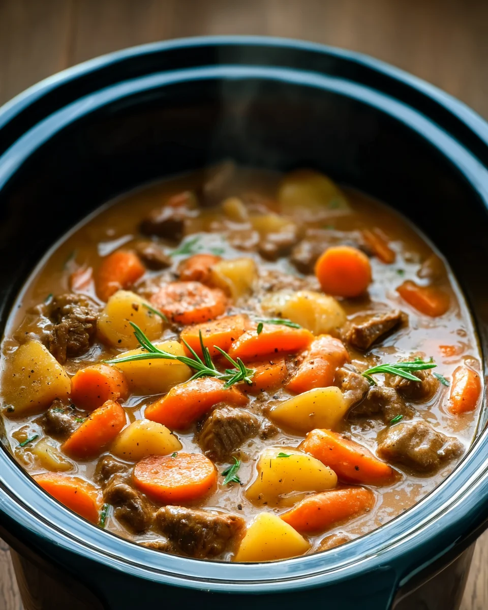 Crock Pot Beef Stew Crock