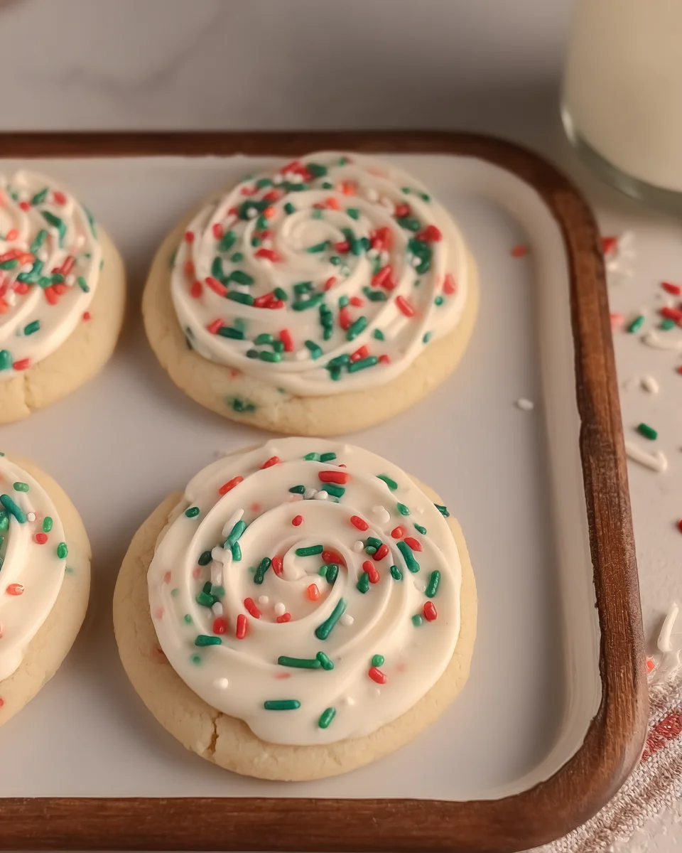 Crumbl Christmas Sugar Cookies