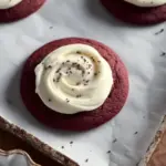 Crumbl Copy Cat Red Velvet Cupcake Cookies