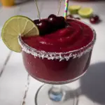 Frozen Cherry Lime Margarita