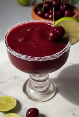 Frozen Cherry Lime Margarita