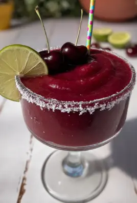 Frozen Cherry Lime Margarita