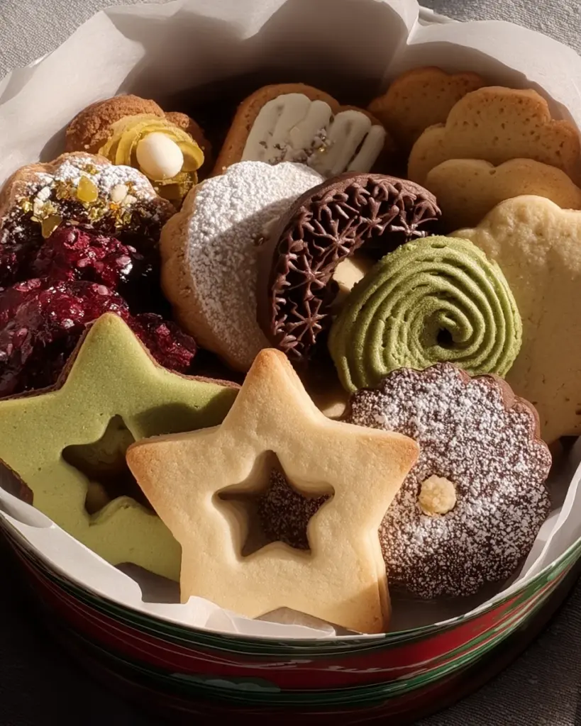 Holiday Butter Cookie Box