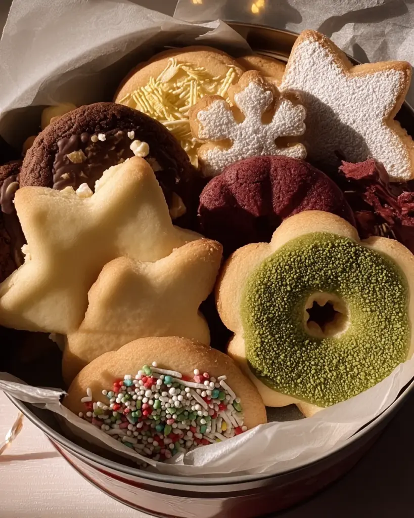 Holiday Butter Cookie Box
