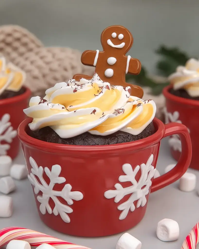 Hot Chocolate Mug Cupcakes