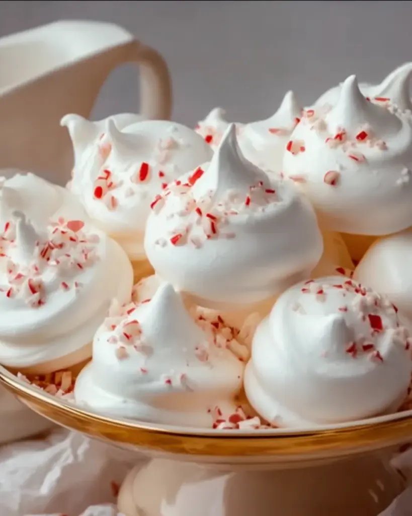Peppermint Meringues