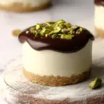 Pistachio and Coffee Mini Cheesecakes