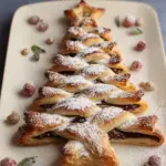 Puff Pastry Nutella Christmas Tree