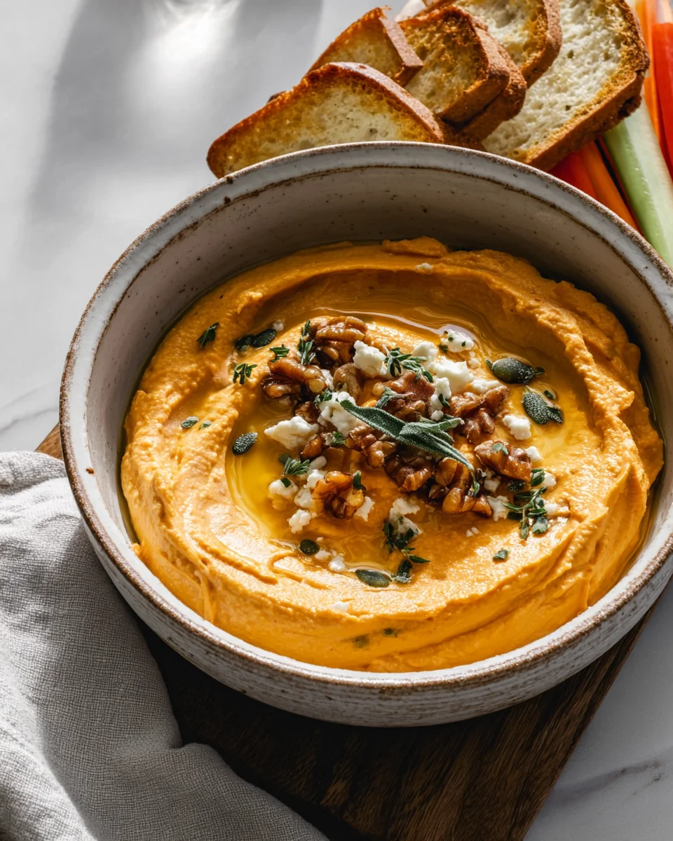 Pumpkin Whipped Feta Dip