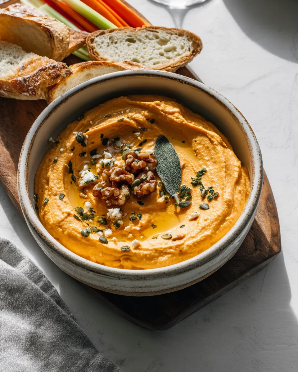 Pumpkin Whipped Feta Dip Pumpkin
