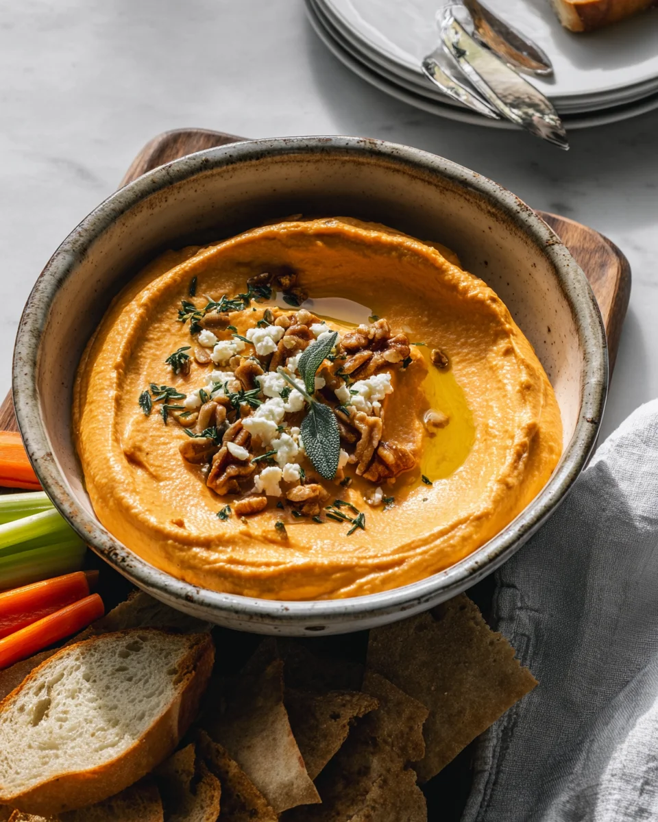 Pumpkin Whipped Feta Dip Pumpkin