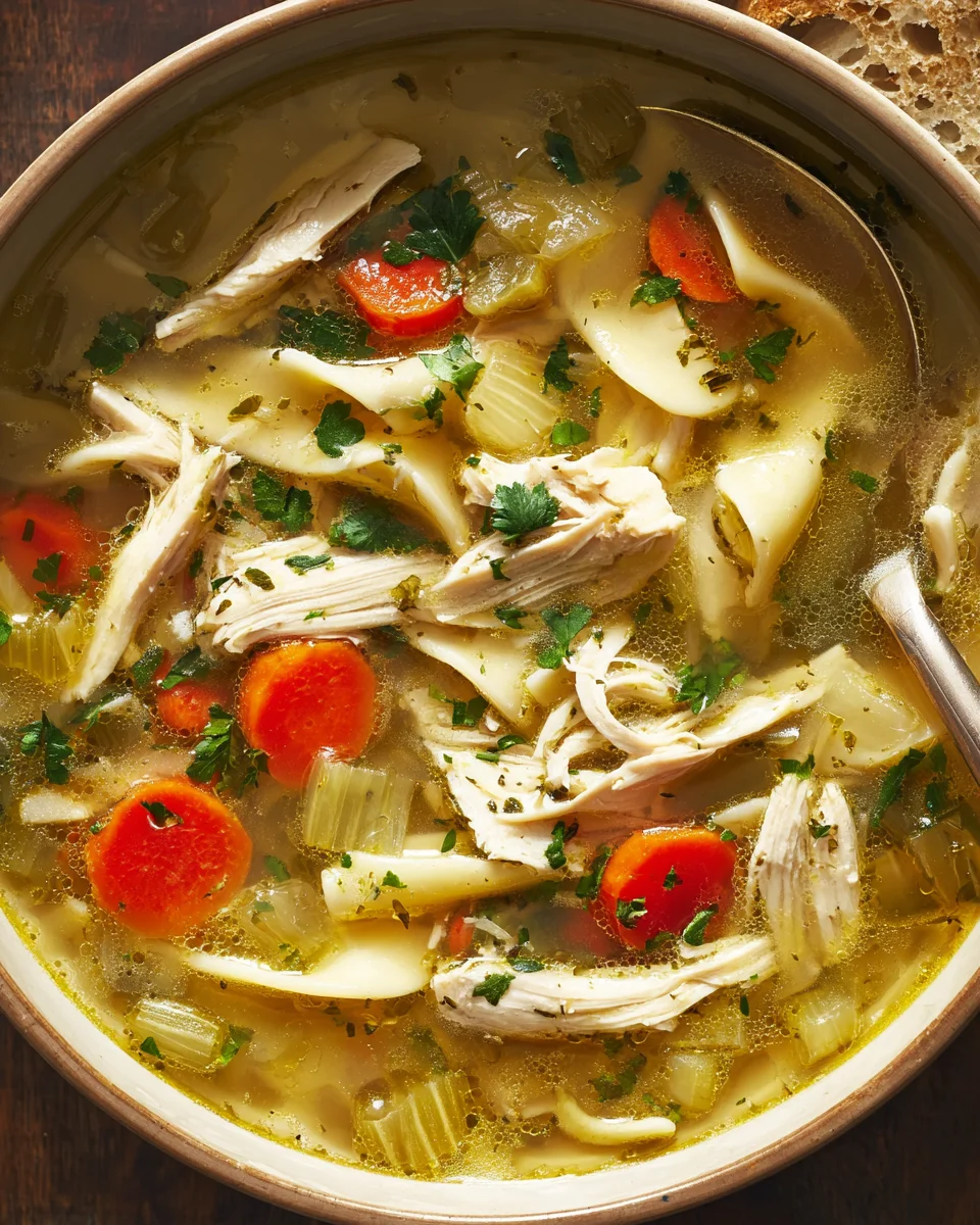Rotisserie Chicken Noodle Soup