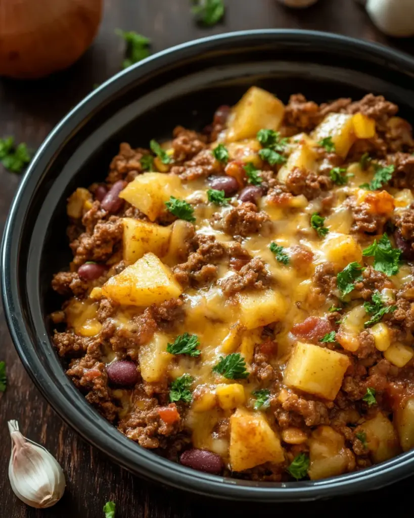 Slow Cooker Cowboy Casserole