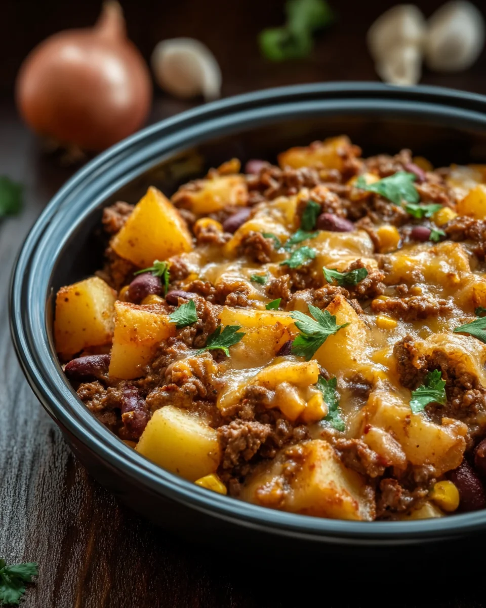 Slow Cooker Cowboy Casserole Slow