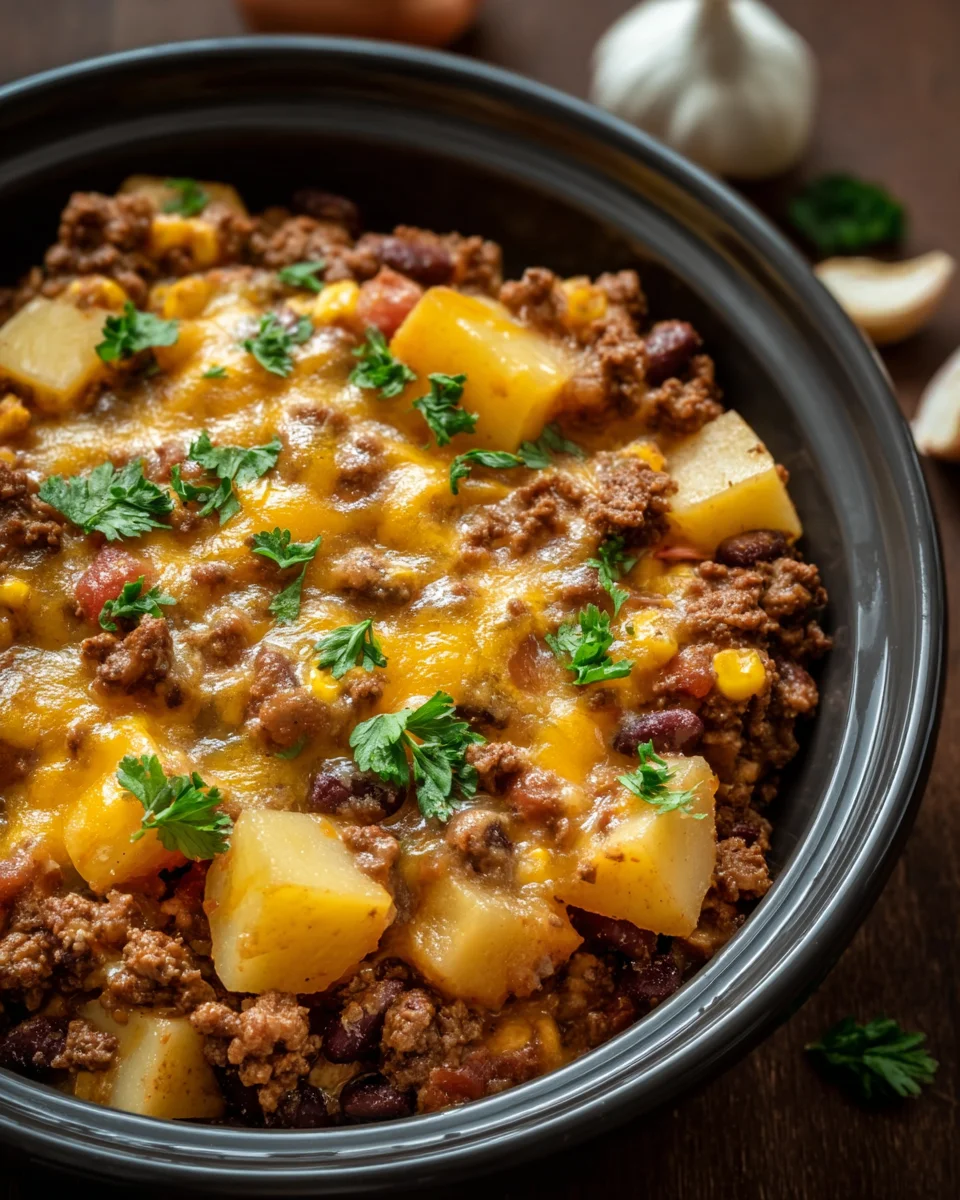 Slow Cooker Cowboy Casserole Slow