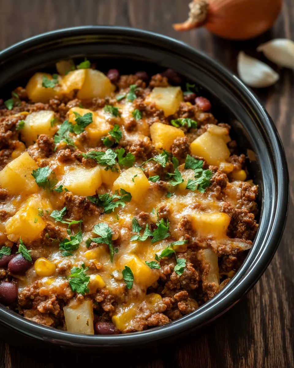 Slow Cooker Cowboy Casserole Slow