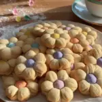Spring Flower Shortbread Cookies