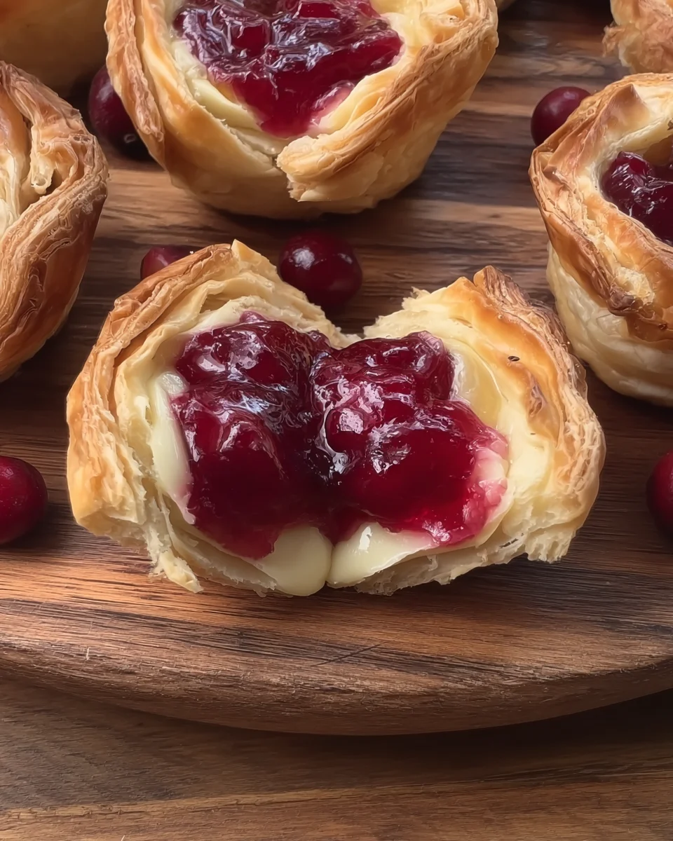 Three-ingredient Cranberry Brie Bites Three-ingredient