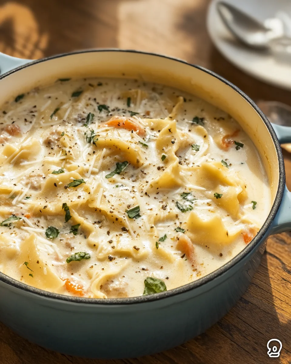 White Lasagna Soup White