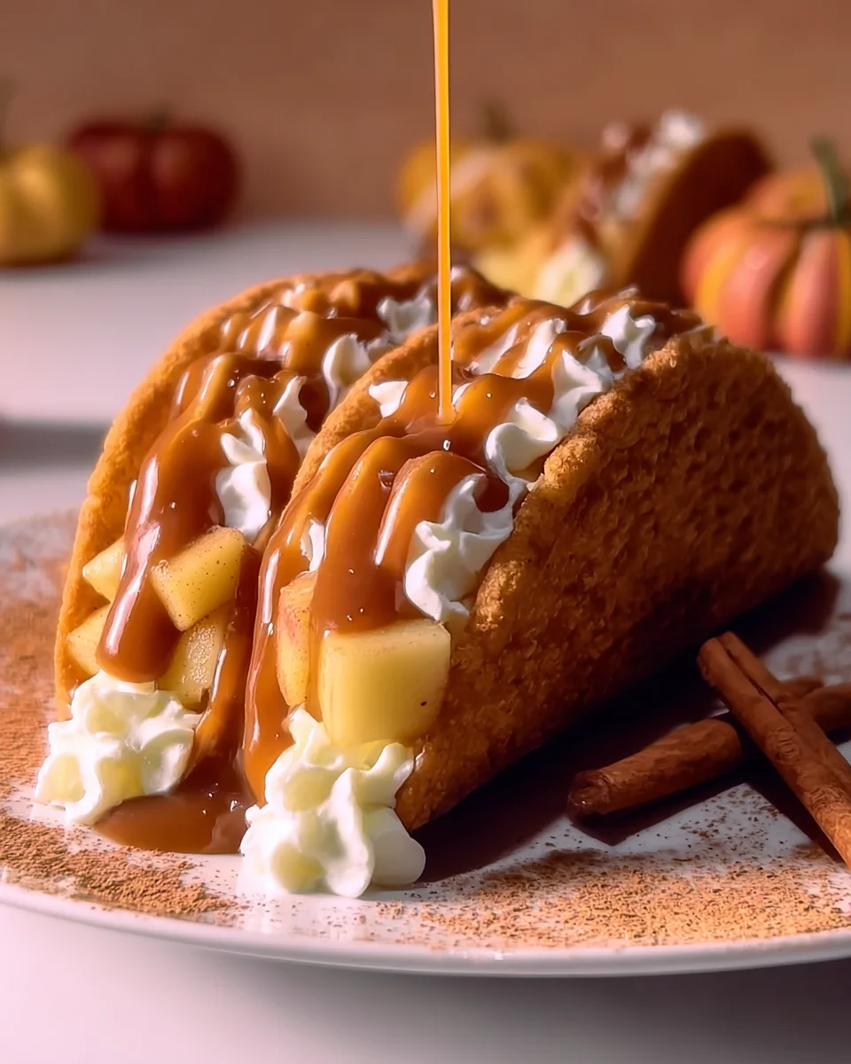 Apple pie cheesecake tacos Apple