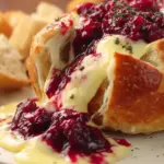 BAKED CRANBERRY BRIE BREAD BOWL
