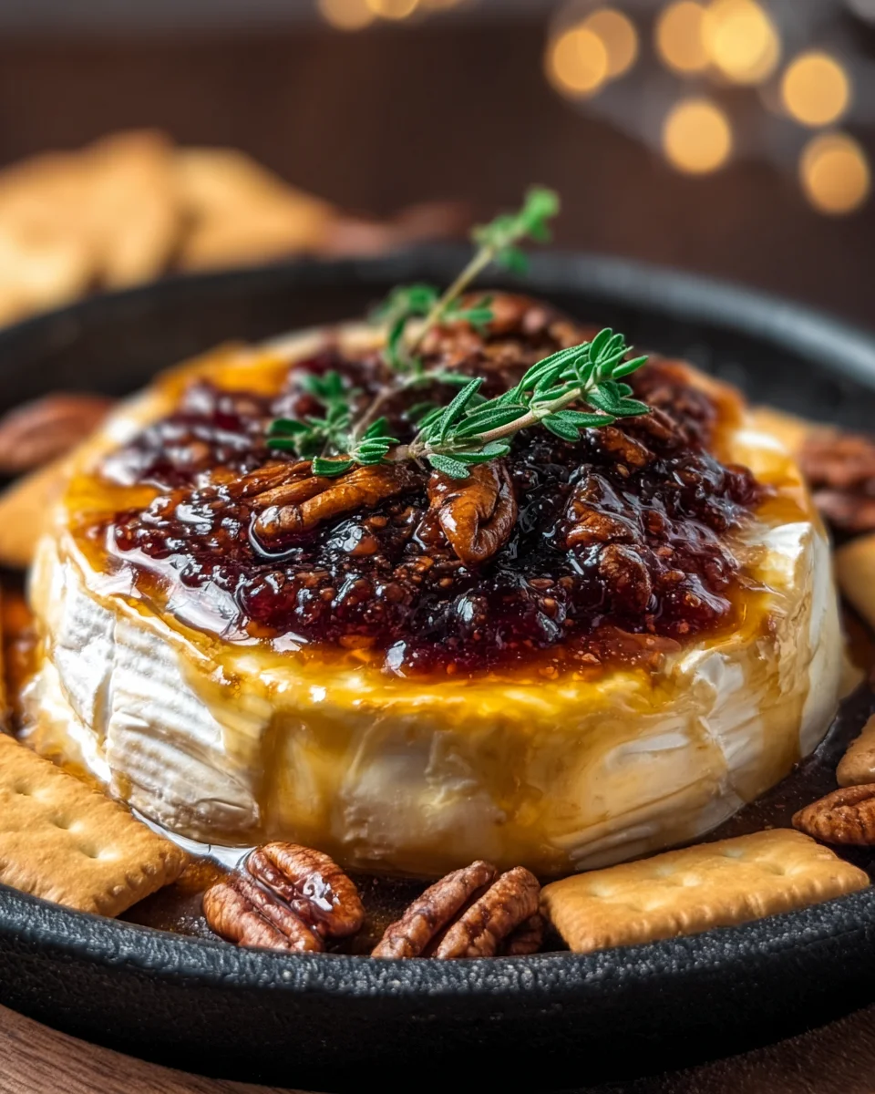 Baked Brie with Fig Jam