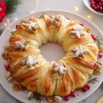 Baklava-Custard Christmas Wreath Recipe