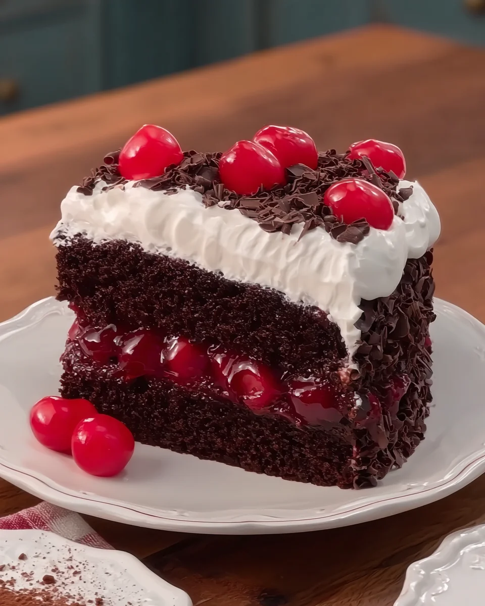 Black Forest Cake Black