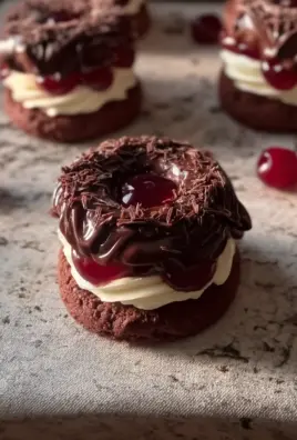 Black Forest Christmas Cookies (Chocolate & Cherry Bliss!)