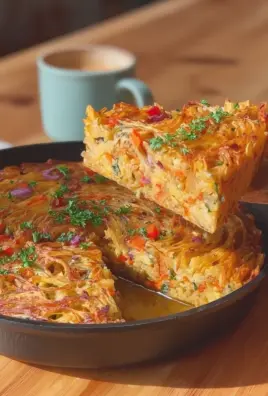 Breakfast Veggie Crinkle Cake