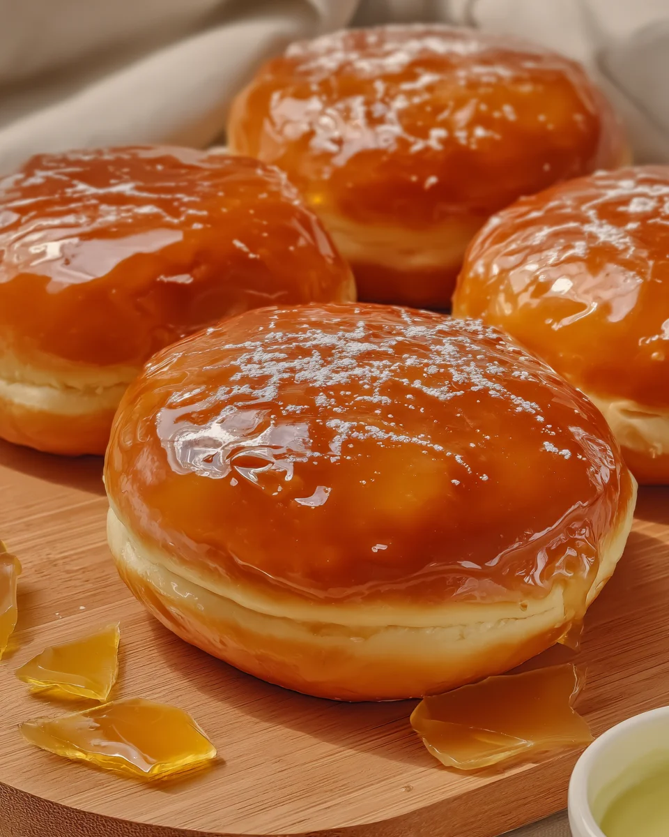 Caramelized Crème Brûlée Donuts Caramelized Crème Brûlée Donuts