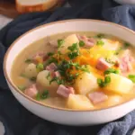 Cheesy Ham and Potato Soup