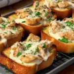 Chicken Alfredo Texas Toast