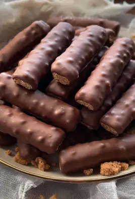 Chocolate Cigar Cookies (No Bake)