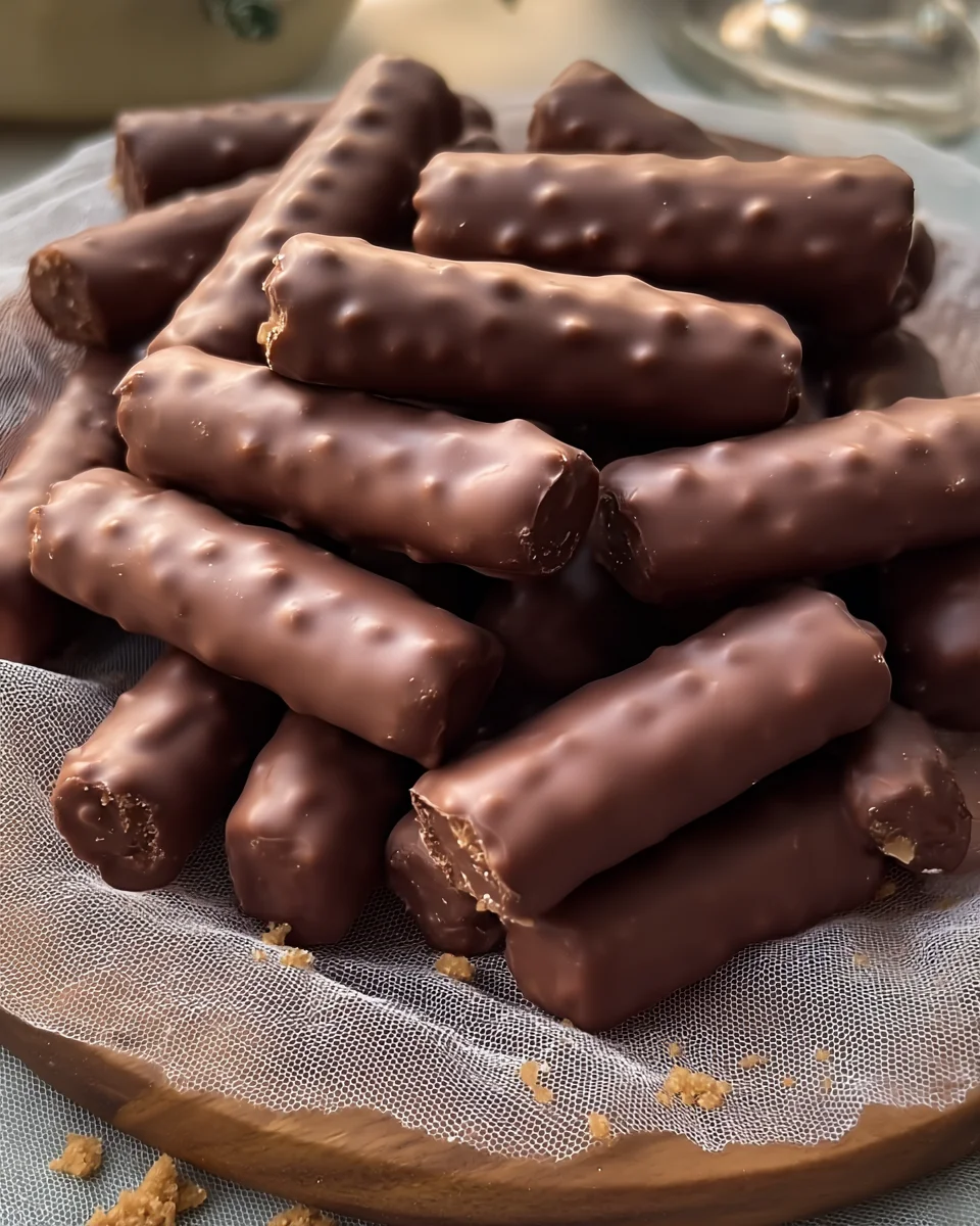 Chocolate Cigar Cookies (No Bake) Chocolate