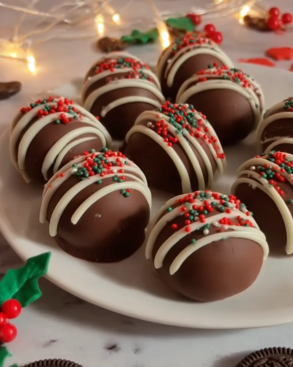Christmas Oreo Truffles Christmas