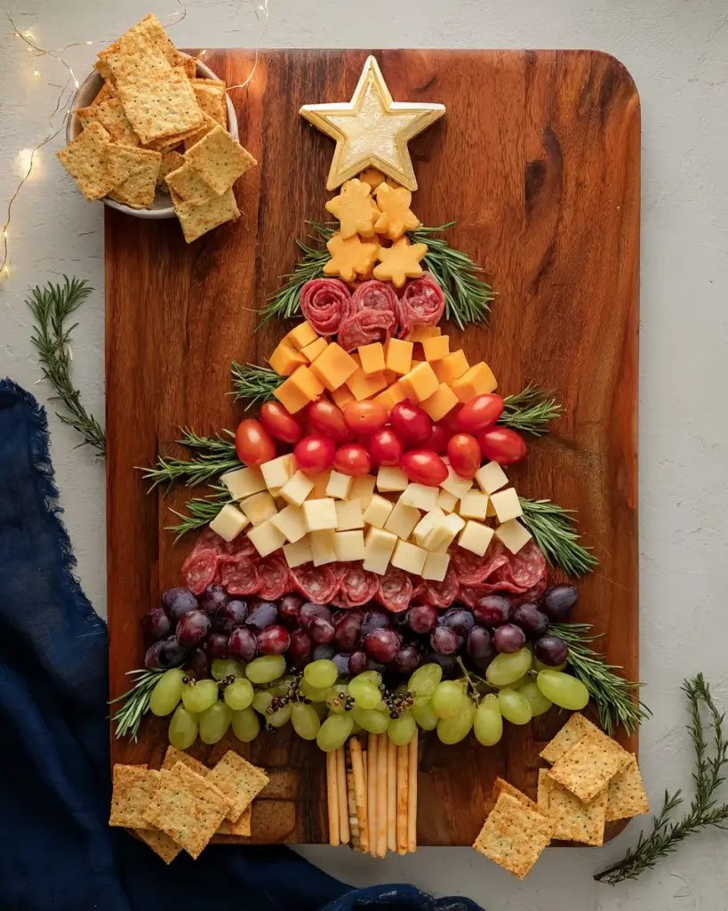 Christmas Tree Shaped Charcuterie