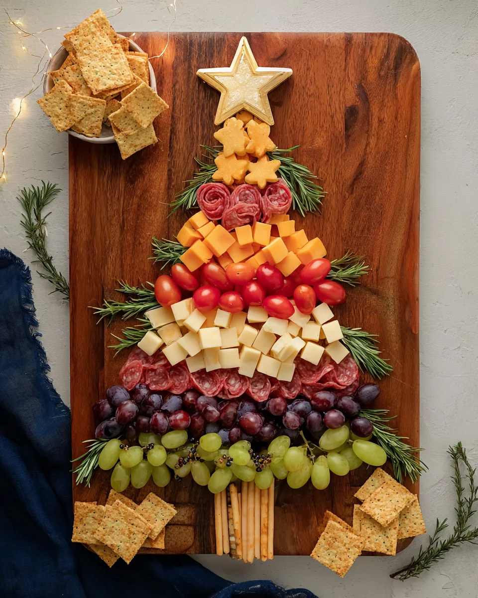 Christmas Tree Shaped Charcuterie