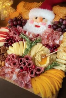 Christmas appetizer platter