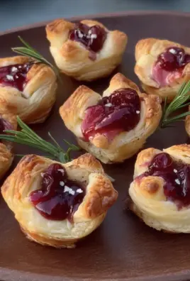 Cranberry Brie Party Bites
