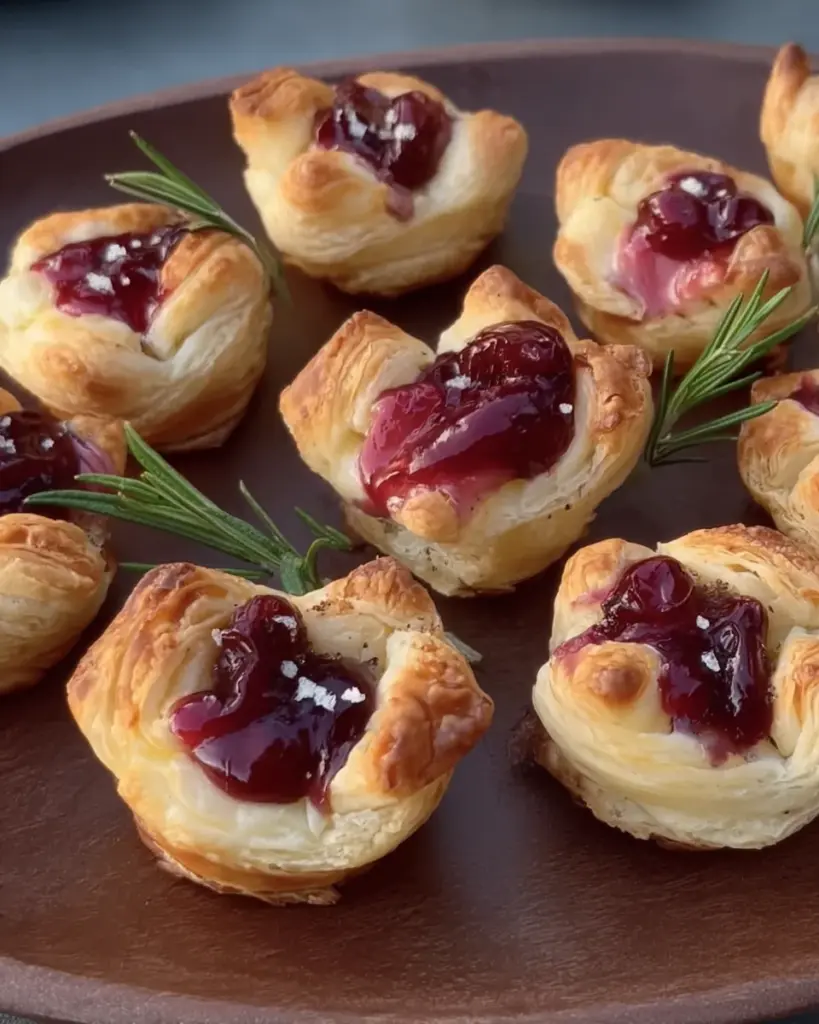 Cranberry Brie Party Bites