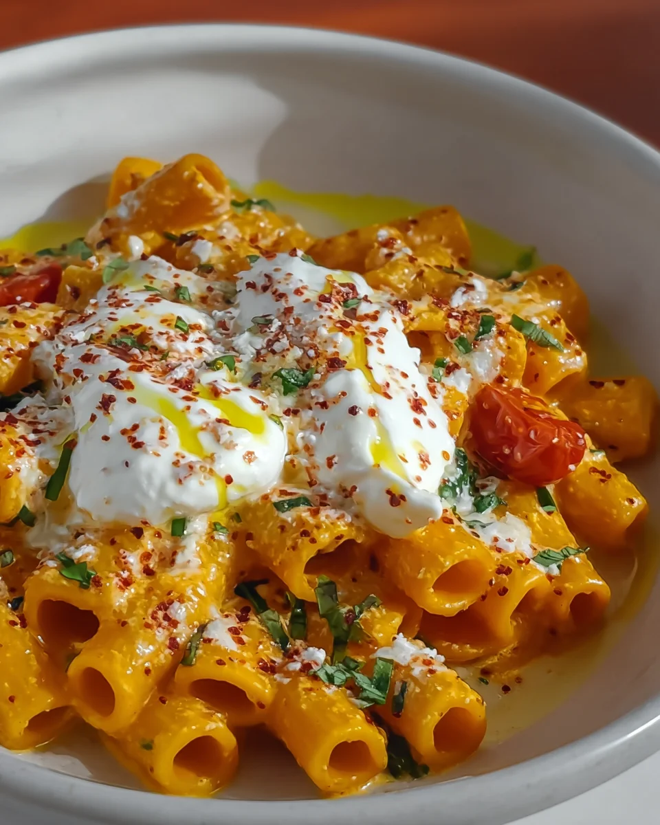 Creamy Burrata Tortiglioni