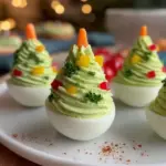 Deviled Egg Christmas Trees