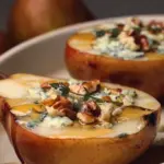 Easy Baked Gorgonzola Pears