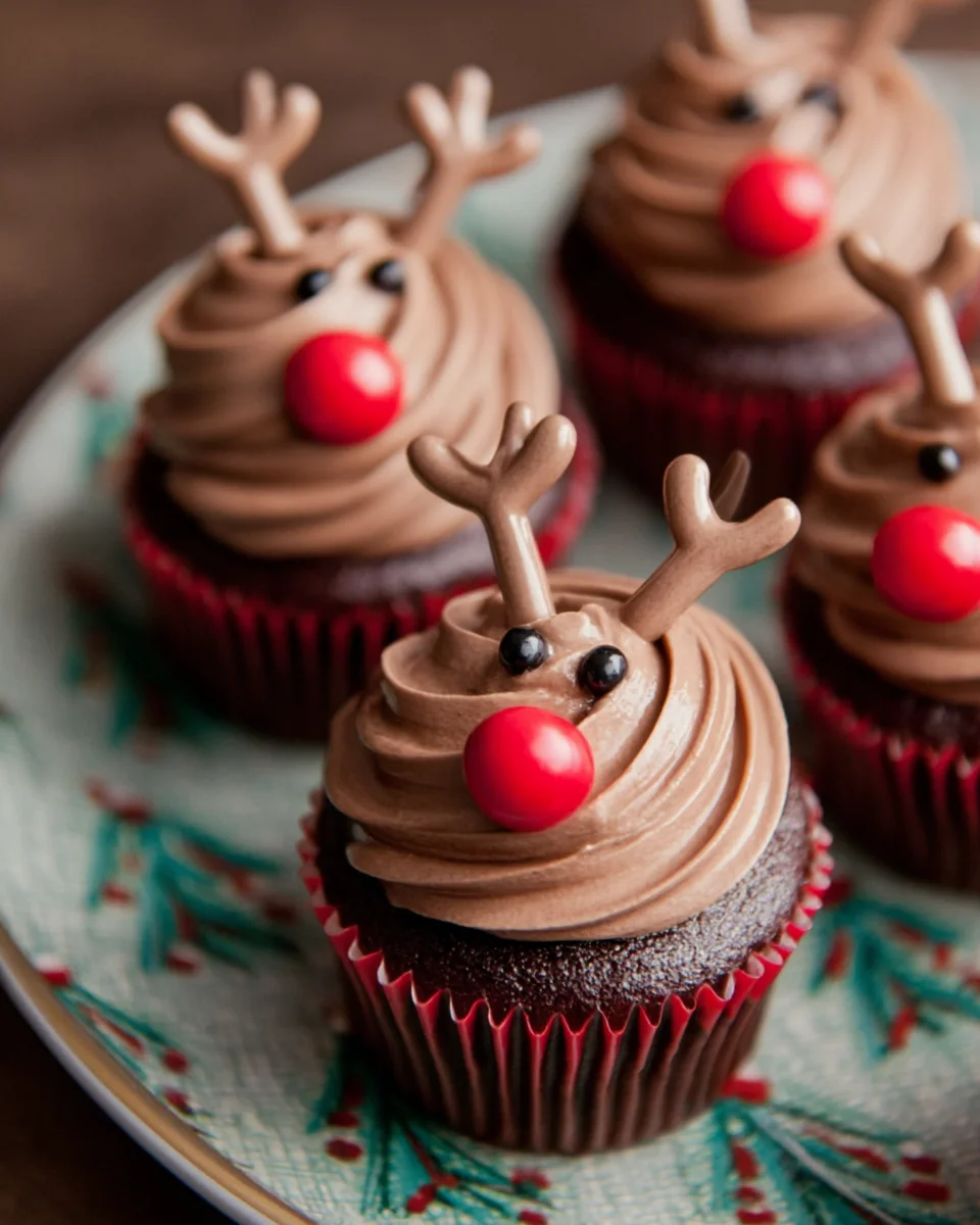 Easy Reindeer Cupcakes Easy