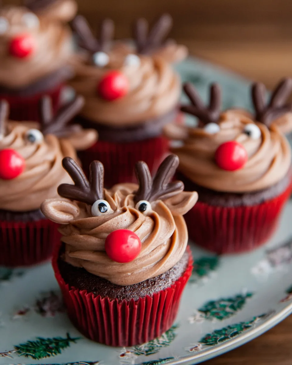 Easy Reindeer Cupcakes Easy