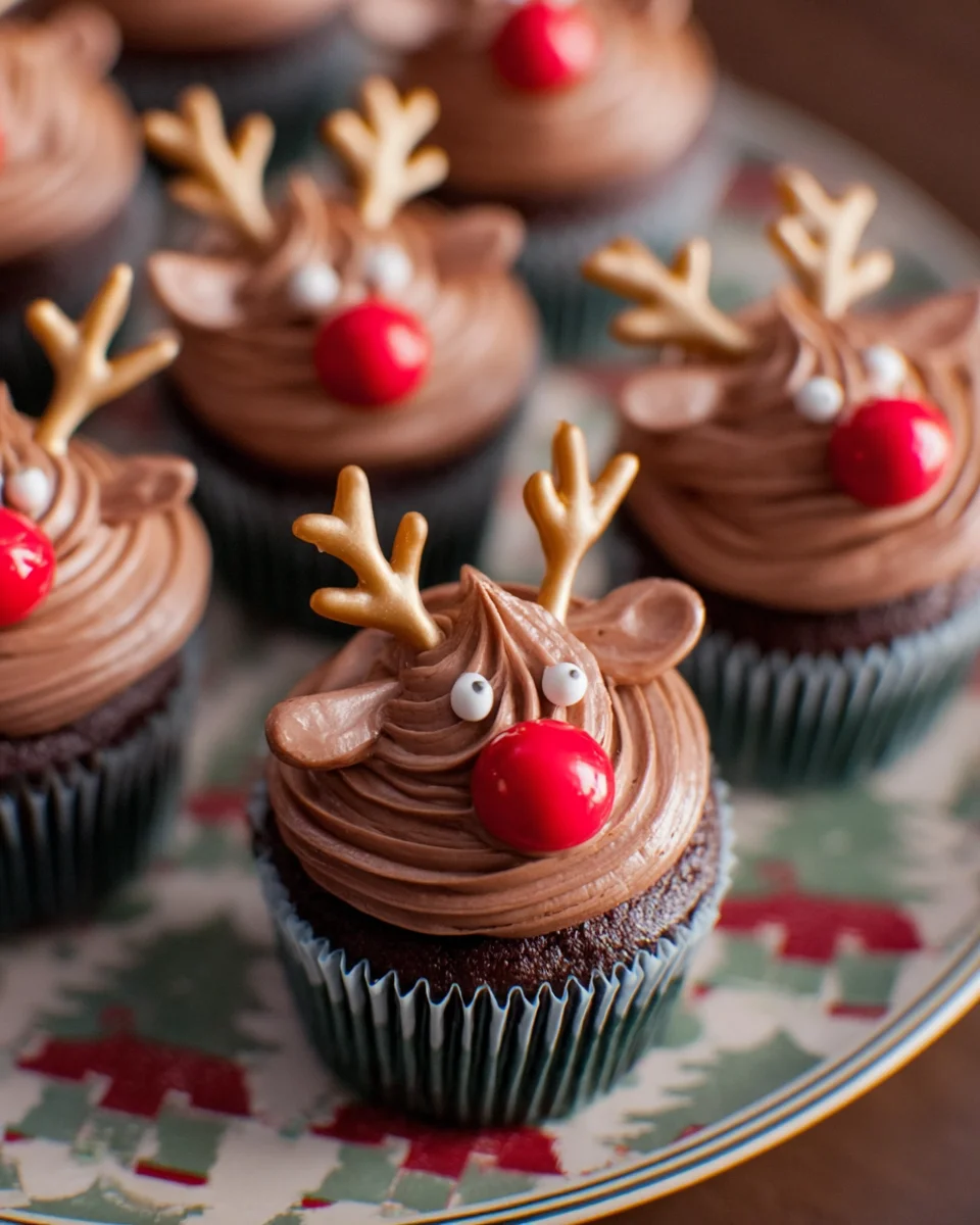 Easy Reindeer Cupcakes Easy
