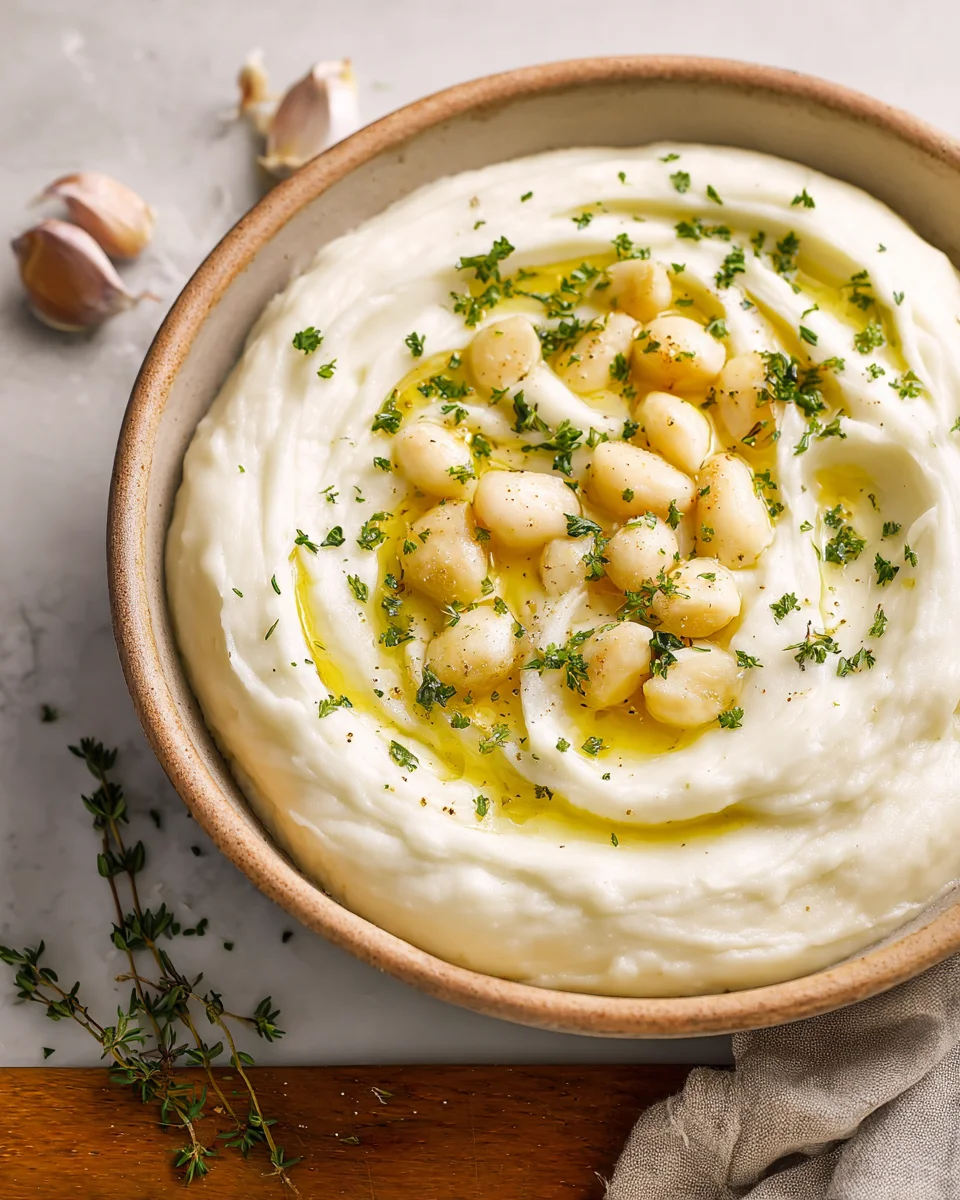 Garlic and Herb Mashed Potatoes Garlic