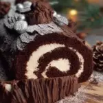 Gluten-Free Yule Log Cake